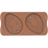 Choco uovo Silikomart stampo silicone tavoletta uovo di cioccolato con decoro coniglio 103x79xh10 mm Choco uovo Silikomart stampo silicone tavoletta uovo di cioccolato con decoro coniglio 103x79xh10 mm