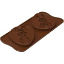 Choco uovo Silikomart stampo silicone tavoletta uovo di cioccolato con decoro coniglio 103x79xh10 mm