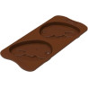 Choco uovo Silikomart stampo silicone tavoletta uovo di cioccolato con decoro coniglio 103x79xh10 mm Choco uovo Silikomart stampo silicone tavoletta uovo di cioccolato con decoro coniglio 103x79xh10 mm