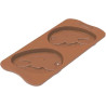 Choco uovo Silikomart stampo silicone tavoletta uovo di cioccolato con decoro coniglio 103x79xh10 mm Choco uovo Silikomart stampo silicone tavoletta uovo di cioccolato con decoro coniglio 103x79xh10 mm