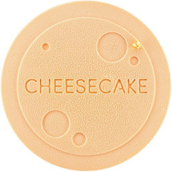 Cheesecake Decor Silikomart: stampo in silicone bianco o tappeto decorativo di ø145xh1,7 mm