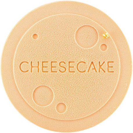 Cheesecake Decor Silikomart: stampo in silicone bianco o tappeto decorativo di ø145xh1,7 mm