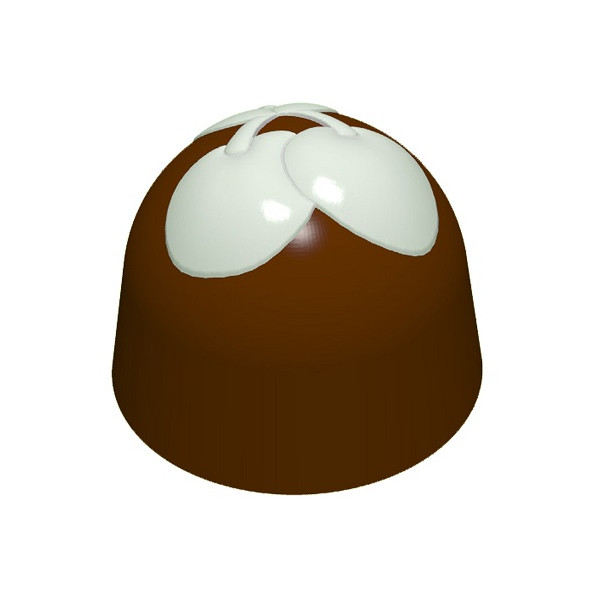 Boero con ciliegie 10 g: stampo policarbonato per 28 cioccolatini preferito con decoro ciliegine ø27,6xh21 mm