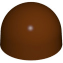 Stampo cioccolato tondo a cupola a forma boero diametro 28 mm peso pieno da 10 g in policarbonato