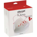 Ti amo 1000 Silikomart: kit stampo in silicone bianco per torta a forma di cuore 170x164xh63 mm con cutter
