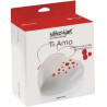 Ti amo 1000 Silikomart: kit stampo in silicone bianco per torta a forma di cuore 170x164xh63 mm con cutter Ti amo 1000 Silikomart: kit stampo in silicone bianco per torta a forma di cuore 170x164xh63 mm con cutter
