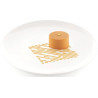 Stencil linea Silikomart: stampo in silicone giallo per decoro linee 100x100xh1 mm - set 2 pz Stencil linea Silikomart: stampo in silicone giallo per decoro linee 100x100xh1 mm - set 2 pz