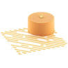 Stencil linea Silikomart: stampo in silicone giallo per decoro linee 100x100xh1 mm - set 2 pz Stencil linea Silikomart: stampo in silicone giallo per decoro linee 100x100xh1 mm - set 2 pz