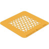 Stencil alambra Silikomart: stampo in silicone giallo per decoro ad effetto geometrico 100x100xh1 mm - set 2 pz