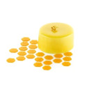 Stencil miele Silikomart: stampo in silicone giallo per decoro alveoli 100x77xh1 mm - set 2 pz