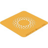 Stencil galassia Silikomart stampo silicone giallo decoro spirale ⌀108xh1 mm - set 2 pz