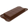 Dubai bar Silikomart: stampo in silicone marrone per la Dubai Chocolate Bar, tavoletta di cioccolato 15,5x7,5xh1,5 cm Dubai bar Silikomart: stampo in silicone marrone per la Dubai Chocolate Bar, tavoletta di cioccolato 15,5x7,5xh1,5 cm