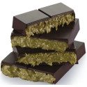 Dubai bar Silikomart: stampo in silicone marrone per la Dubai Chocolate Bar, tavoletta di cioccolato 15,5x7,5xh1,5 cm
