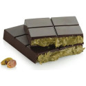 Dubai bar Silikomart: stampo in silicone marrone per la Dubai Chocolate Bar, tavoletta di cioccolato 15,5x7,5xh1,5 cm