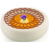 Mandala Silikomart: stampo in silicone giallo per 2 decori di forma geometrica, cerchi di ø140xh1.7 mm Mandala Silikomart: stampo in silicone giallo per 2 decori di forma geometrica, cerchi di ø140xh1.7 mm