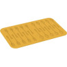 Coperto, linea Naturae, Silikomart: stampo in silicone giallo di 20 tra cucchiai e forchette Coperto, linea Naturae, Silikomart: stampo in silicone giallo di 20 tra cucchiai e forchette