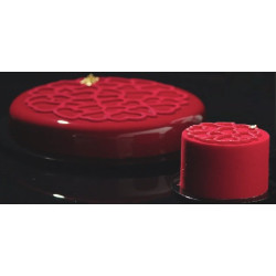 Mini o love decor Silikomart stampo silicone tappeto decorativo di ø60 o ø145xh1,7 mm