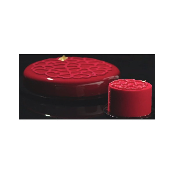 Mini o love decor Silikomart stampo silicone tappeto decorativo di ø60 o ø145xh1,7 mm