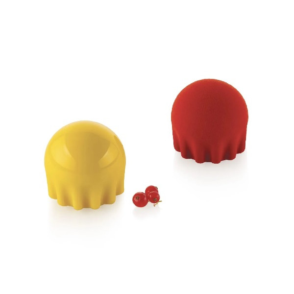 Méduse Silikomart: stampo silicone per 8 monoporzioni meduse 3D ø5,8xh5,6 cm