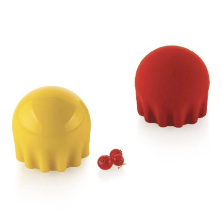 Méduse Silikomart: stampo silicone per 8 monoporzioni meduse 3D ø5,8xh5,6 cm