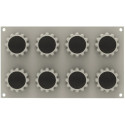 Méduse Silikomart: stampo silicone per 8 monoporzioni meduse 3D ø5,8xh5,6 cm