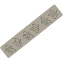 Grace Silikomart: tappeto in silicone grigio per 6 decori farfalle 40x8xh0,2 cm