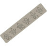 Grace Silikomart: tappeto in silicone grigio 40x8xh0,2 cm per 6 decori 3 farfalle con ali aperte e 3 farfalle con ali chiuse