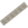 Grace Silikomart: tappeto in silicone grigio per 6 decori farfalle 40x8xh0,2 cm Grace Silikomart: tappeto in silicone grigio per 6 decori farfalle 40x8xh0,2 cm