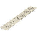 Grace Silikomart: tappeto in silicone grigio per 6 decori farfalle 40x8xh0,2 cm