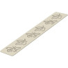 Grace Silikomart: tappeto in silicone grigio per 6 decori farfalle 40x8xh0,2 cm