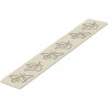 Grace Silikomart: tappeto in silicone grigio per 6 decori farfalle 40x8xh0,2 cm Grace Silikomart: tappeto in silicone grigio per 6 decori farfalle 40x8xh0,2 cm