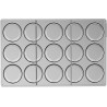 Kit bon bon ice Silikomart: stampo tritan per 12 gusci di cioccolato del bon bon o macaron gelato ø44 mm Kit bon bon ice Silikomart: stampo tritan per 12 gusci di cioccolato del bon bon o macaron gelato ø44 mm