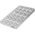 Aurora P Silikomart: stampo in tritan per 24 cioccolatini di 40x25xh17 mm
