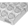 Aurora P Silikomart: stampo in tritan per 24 cioccolatini di 40x25xh17 mm