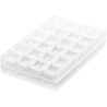 Onda P Silikomart: stampo in Tritan per 24 Cioccolatini a base quadrata a forma di onda 28x28xh13 mm Onda P Silikomart: stampo in Tritan per 24 Cioccolatini a base quadrata a forma di onda 28x28xh13 mm