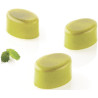 Ovale 01 P Silikomart: stampo Tritan CH014 linea Chocado per 24 cioccolatini ovali 33x23 h 15 mm