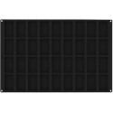 Rectangle Silikomart: stampo silicone nero SQ095 sessantaquaranta 36 mini tortine 87x48xh15 mm
