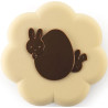 Happy Spring Silikomart: stampo silicone fiore ø20xh4,5 cm e 2 placche per decori di cioccolato Happy Spring Silikomart: stampo silicone fiore ø20xh4,5 cm e 2 placche per decori di cioccolato