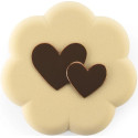 Happy Spring Silikomart: stampo silicone fiore ø20xh4,5 cm e 2 placche per decori di cioccolato