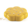 Happy Spring Silikomart: stampo silicone fiore ø20xh4,5 cm e 2 placche per decori di cioccolato Happy Spring Silikomart: stampo silicone fiore ø20xh4,5 cm e 2 placche per decori di cioccolato