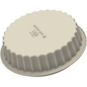 Charme Silikomart: stampo in silicone grigio per torta 3D con texture striata di ø19,3xh6 cm e volume 1600 ml