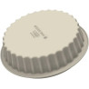 Charme Silikomart: stampo in silicone grigio per torta 3D con texture striata di ø19,3xh6 cm e volume 1600 ml