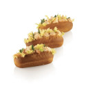 Mini Plumcake Air Plus 41 Silikomart stampo silicone microforato 60x40 per 20 mini baguette 12x5xh2 cm