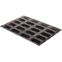 Mini Plumcake Air Plus 41 Silikomart stampo silicone microforato 60x40 per 20 mini baguette
