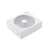 Savarin 115 Silikomart: stampo silicone bianco Tortaflex per monoporzione ciambella ø115xh4 cm volume 345 ml