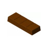 Stampo cioccolato forma torroncino o barretta rettangolare di cioccolato da 50 g, lunga 10 cm in policarbonato Stampo cioccolato forma torroncino o barretta rettangolare di cioccolato da 50 g, lunga 10 cm in policarbonato