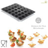 Air Plus 20 Square 30x40 da Silikomart: stampo microforato in silicone e fibra di vetro 30 impronte 3,5x3,5xh1,6 cm Air Plus 20 Square 30x40 da Silikomart: stampo microforato in silicone e fibra di vetro 30 impronte 3,5x3,5xh1,6 cm