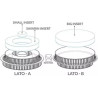 Multi inserto round Silikomart: stampo silicone multi inserti tondi ø150/92 h 25 mm ø175 h 25 mm Multi inserto round Silikomart: stampo silicone multi inserti tondi ø150/92 h 25 mm ø175 h 25 mm