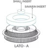 Multi inserto round Silikomart: stampo silicone multi inserti tondi lato A ø92mm o ø150/92 h 25 mm Multi inserto round Silikomart: stampo silicone multi inserti tondi lato A ø92mm o ø150/92 h 25 mm