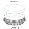 Multi inserto round Silikomart: stampo silicone multi inserti tondi lato B ø175 h 25 mm